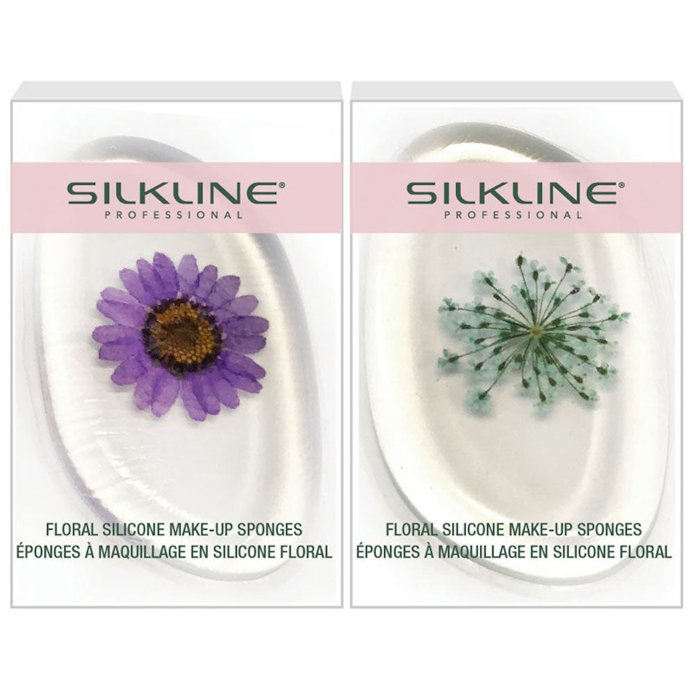 Silkline Professional Floral Silicone Make-Up Sponge