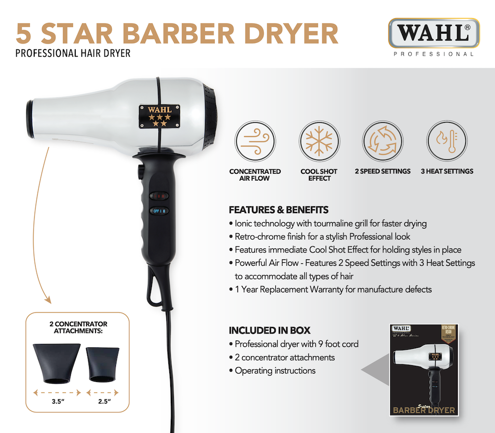Wahl Professional 5 Star Series Barber Dryer - 56962
