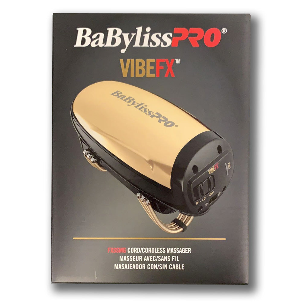 BaBylissPRO VibeFX Massager - FXSSMG - Cord-Cordless - GOLD
