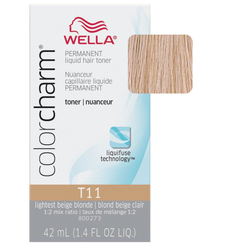 Sale Wella Colour Charm Liquid Toners T11 Lightest Beige Blonde