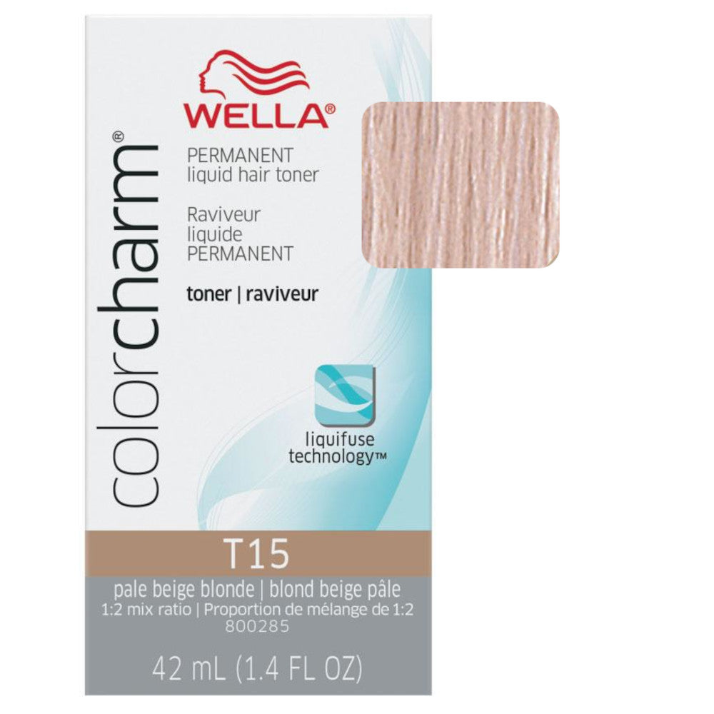 Sale Wella Colour Charm Liquid Toners T15 Pale Beige Blonde