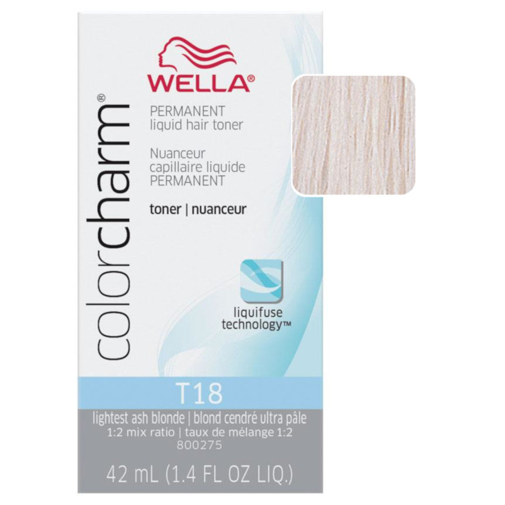 Sale Wella Colour Charm Liquid Toners T18 Lightest Ash Blonde