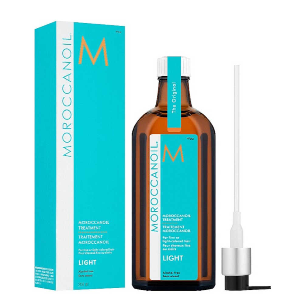 Moroccanoil Original Treatment Light - For Light Hair - 200 mL (6.8 oz.) with Pump