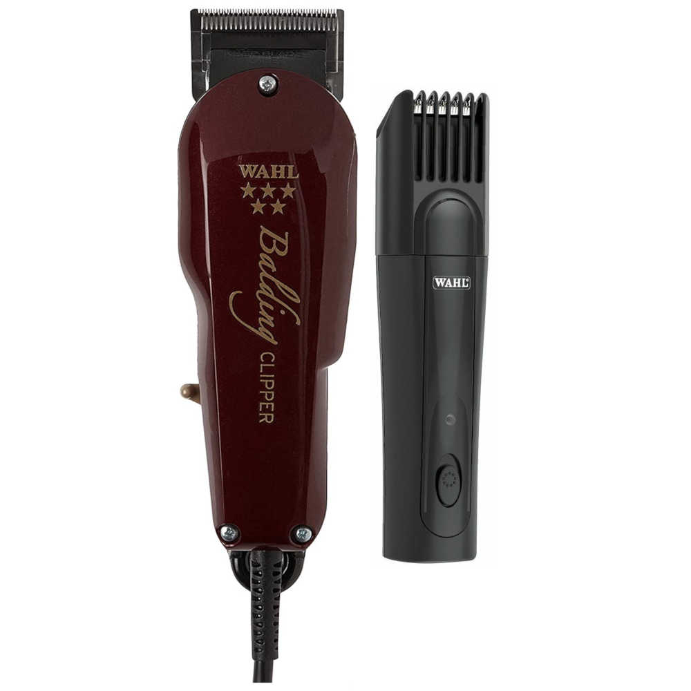 Men's Grooming Kit Wahl Professional 5 Star Balding Hair Clippers & Barber Beard Trimmer Combo - 50366