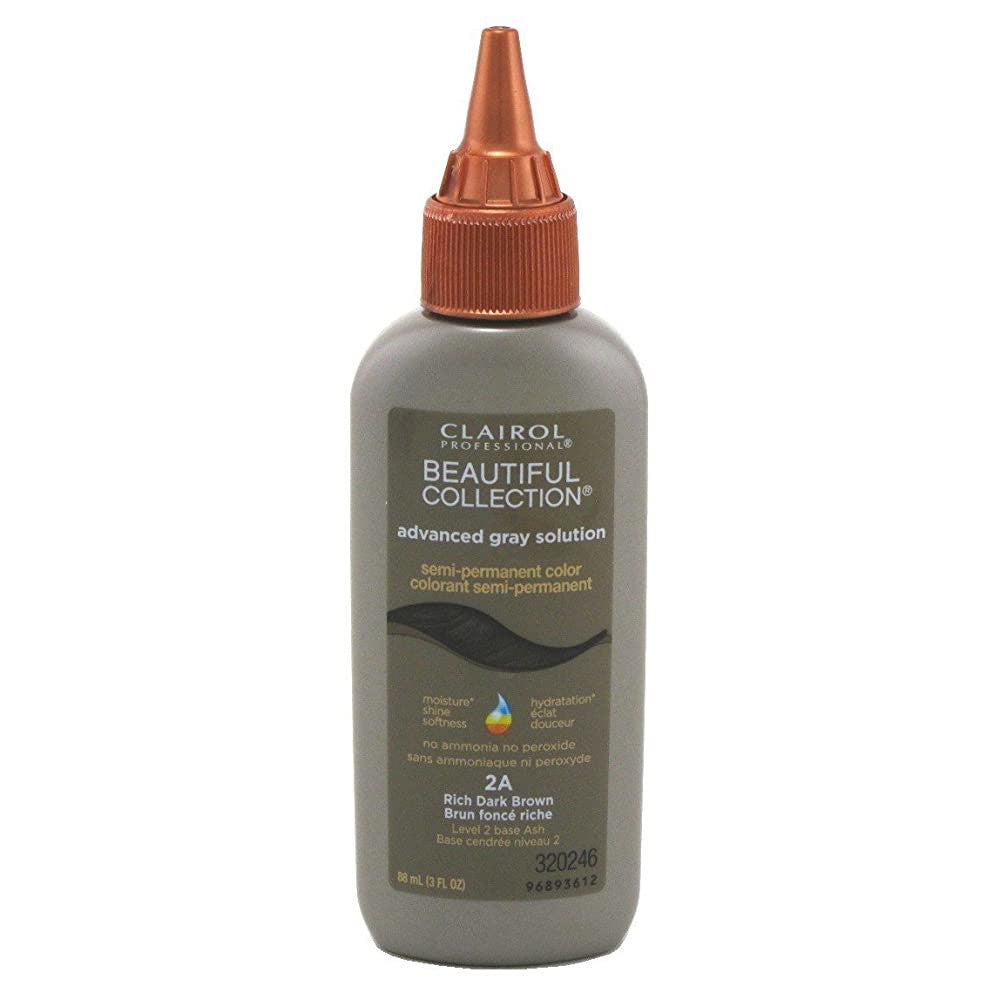 Clairol Professional Advanced Gray Solutions Collection - 2A - Rich Dark Brown - 88 mL