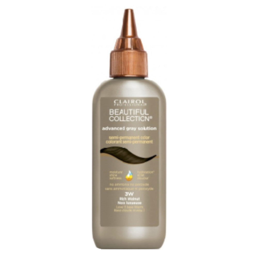 Clairol Professional Advanced Gray Solutions Collection -3W - Rich Walnut - 88 mL