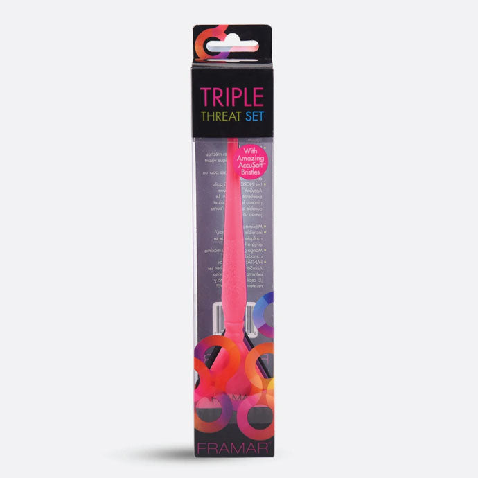 Framar Triple Threat - 3pk Colour Brush Set - HB-TTS
