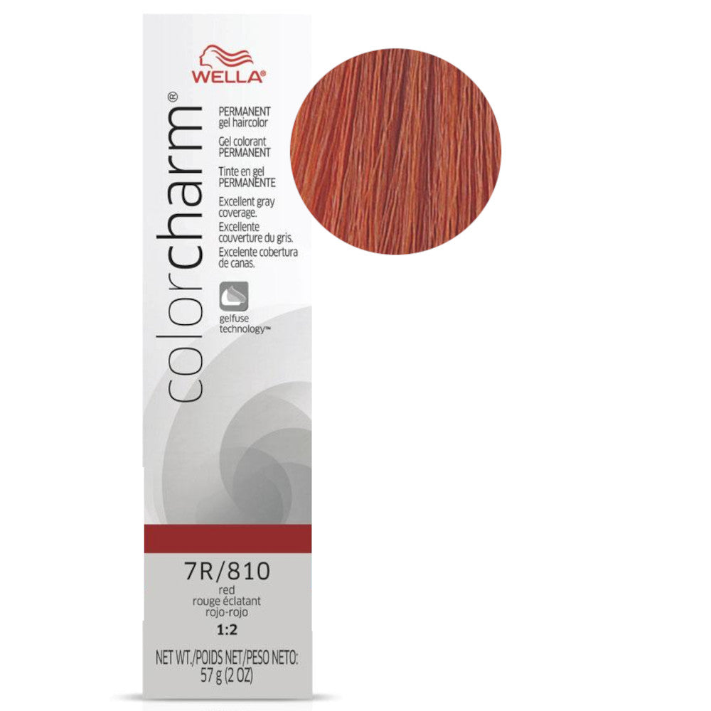 Sale Wella Colour Charm Permanent Gel Hair Colour 7R/810