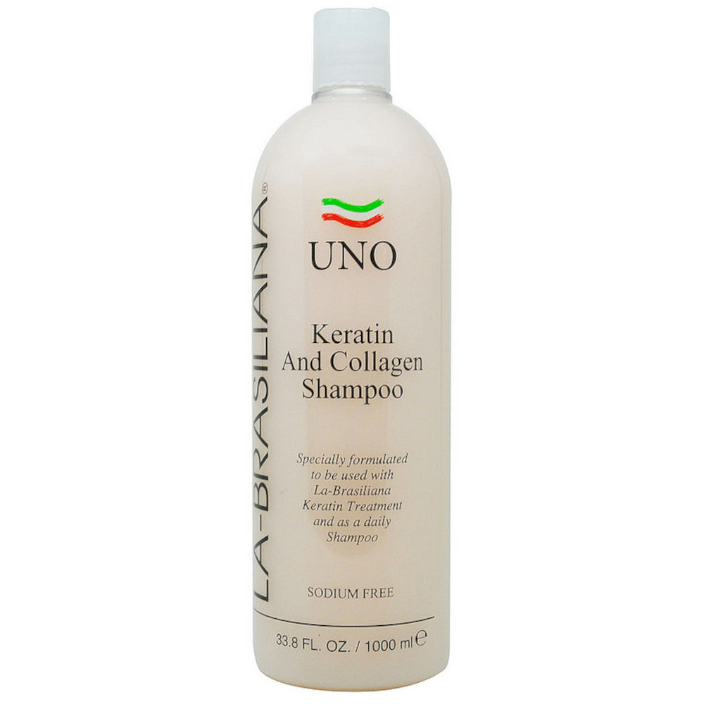La-Brasiliana Uno Keratin and Collagen Shampoo - 1000 mL