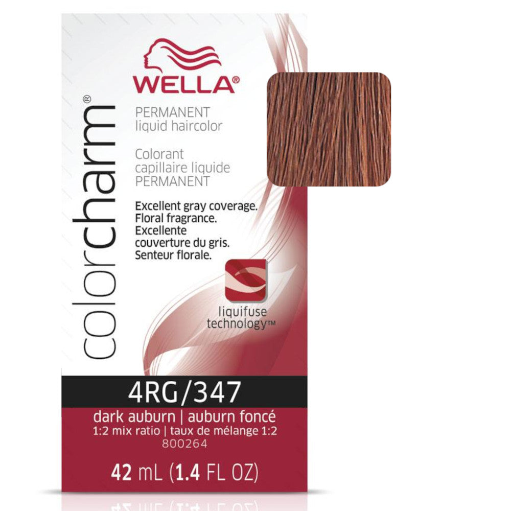 Wella Color Charm Permanent Liquid Hair Colour 4RG/347