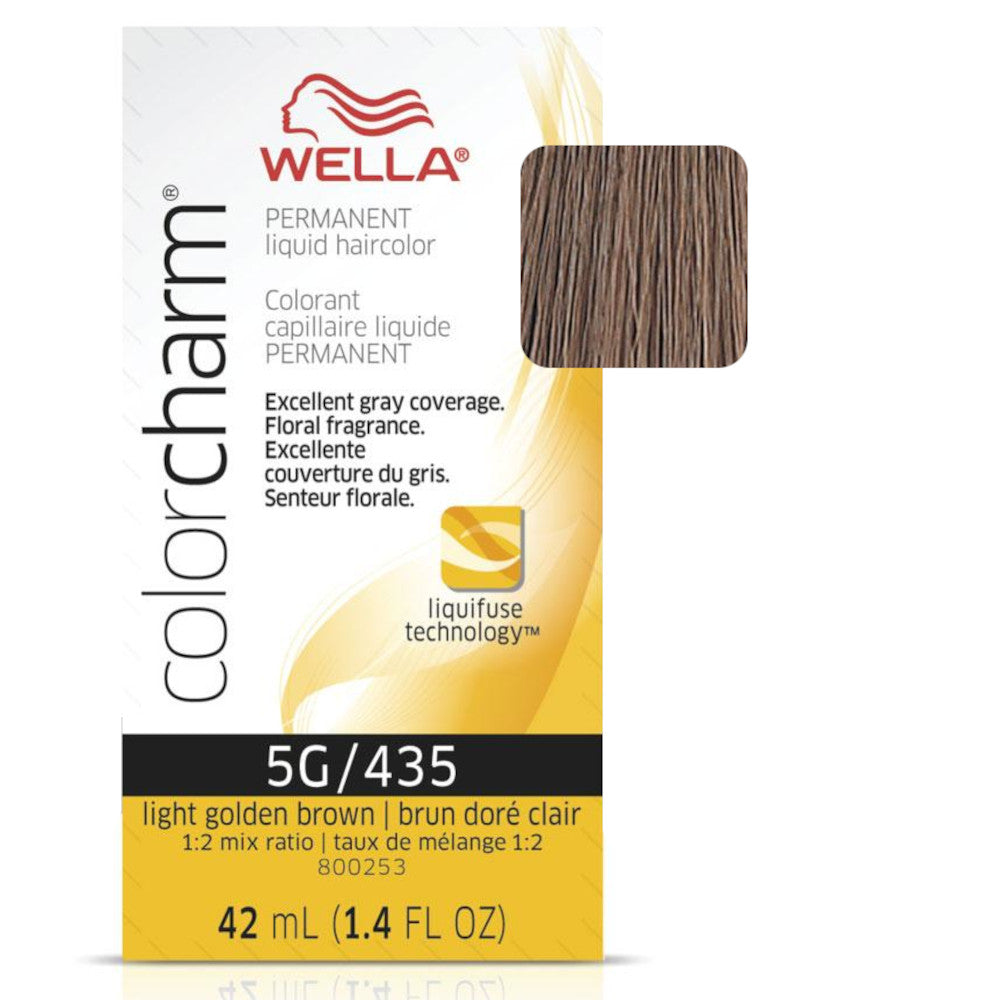Wella Color Charm Permanent Liquid Hair Colour 5G/435