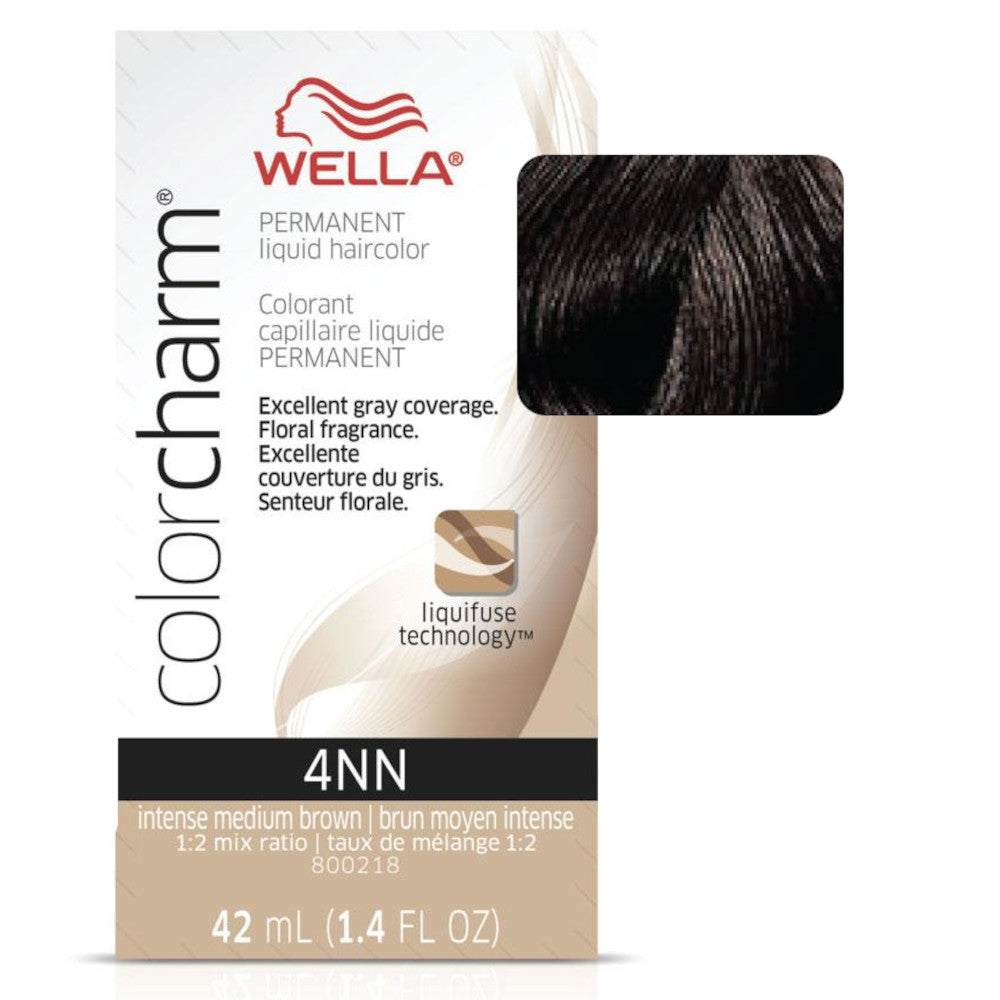 Wella Color Charm Permanent Liquid Hair Colour 4NN
