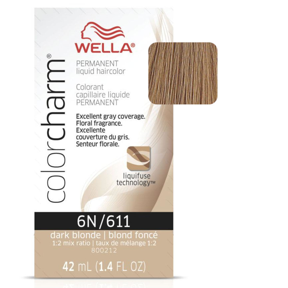 Wella Color Charm Permanent Liquid Hair Colour 6N/611