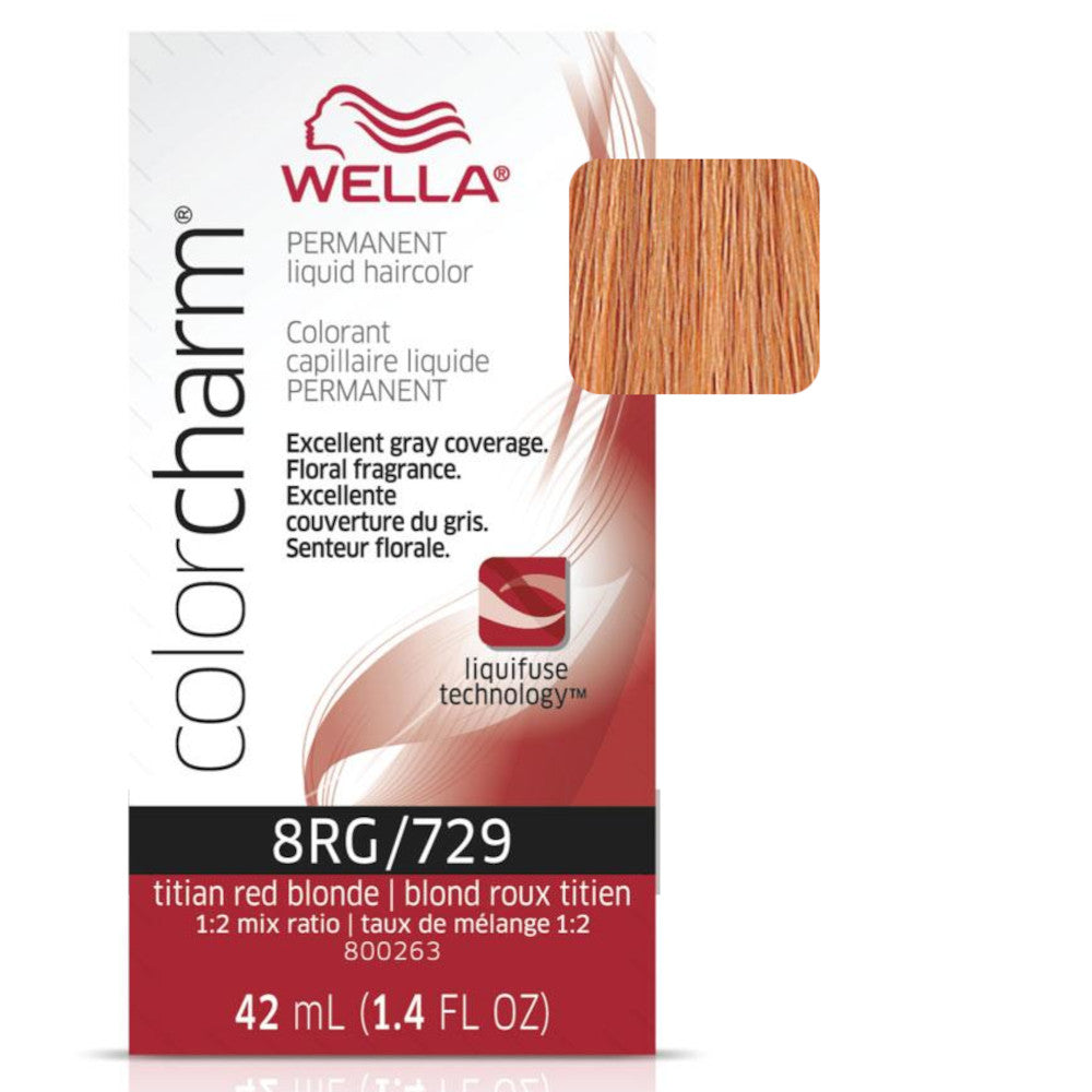 Wella Color Charm Permanent Liquid Hair Colour 8RG/729