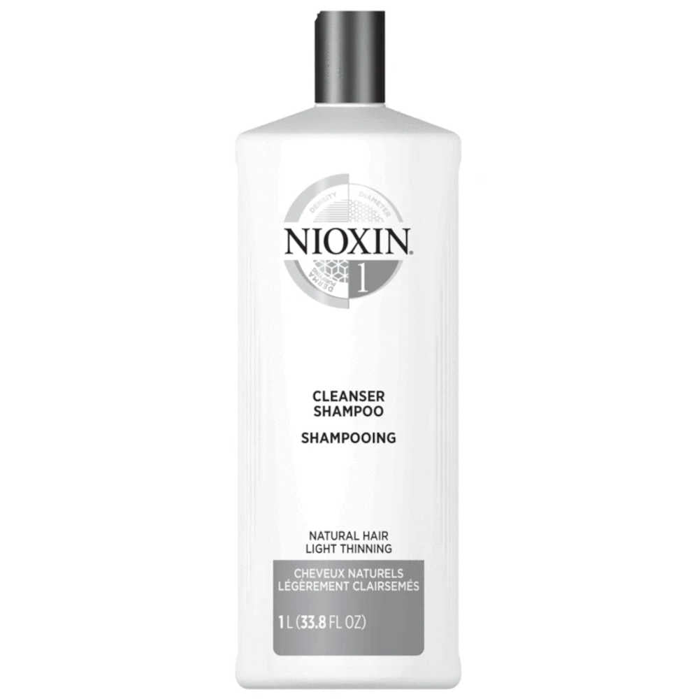 Nioxin Cleanser Shampoo System 1 Litre - Natural Hair. Light Thinning.