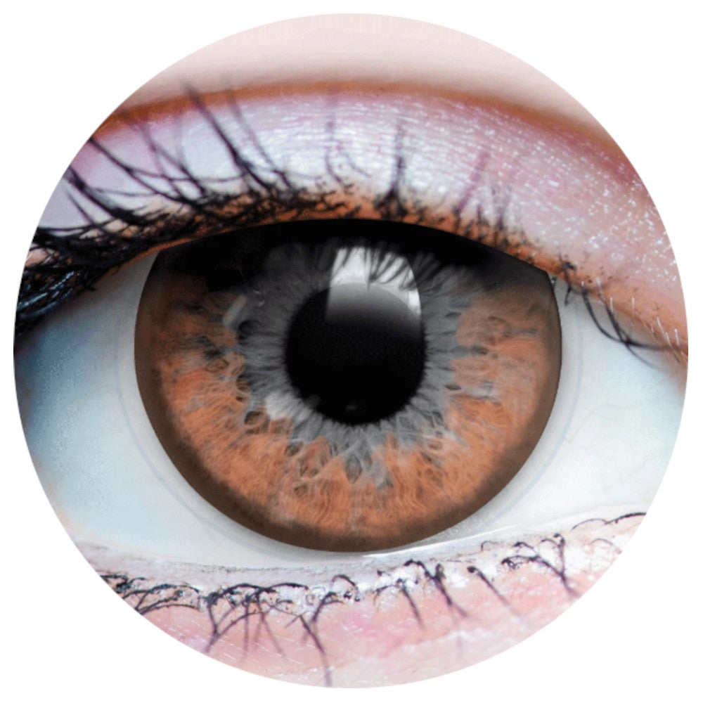 Primal Coloured Contact Lens - Hazel Twilight