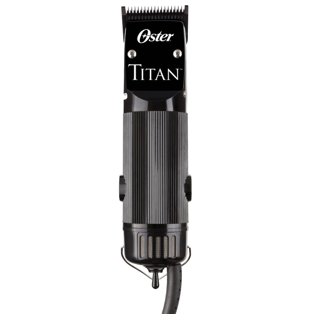 Oster Titan Clipper - 76076-310 - Universal Motor - 2 Speeds and Includes two detachable blades in sizes 000 and 1