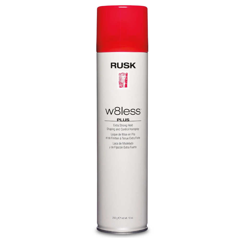 Rusk W8less Plus - Extra Strong Hold Hairspray 80% VOC - 10 oz. (250 g)