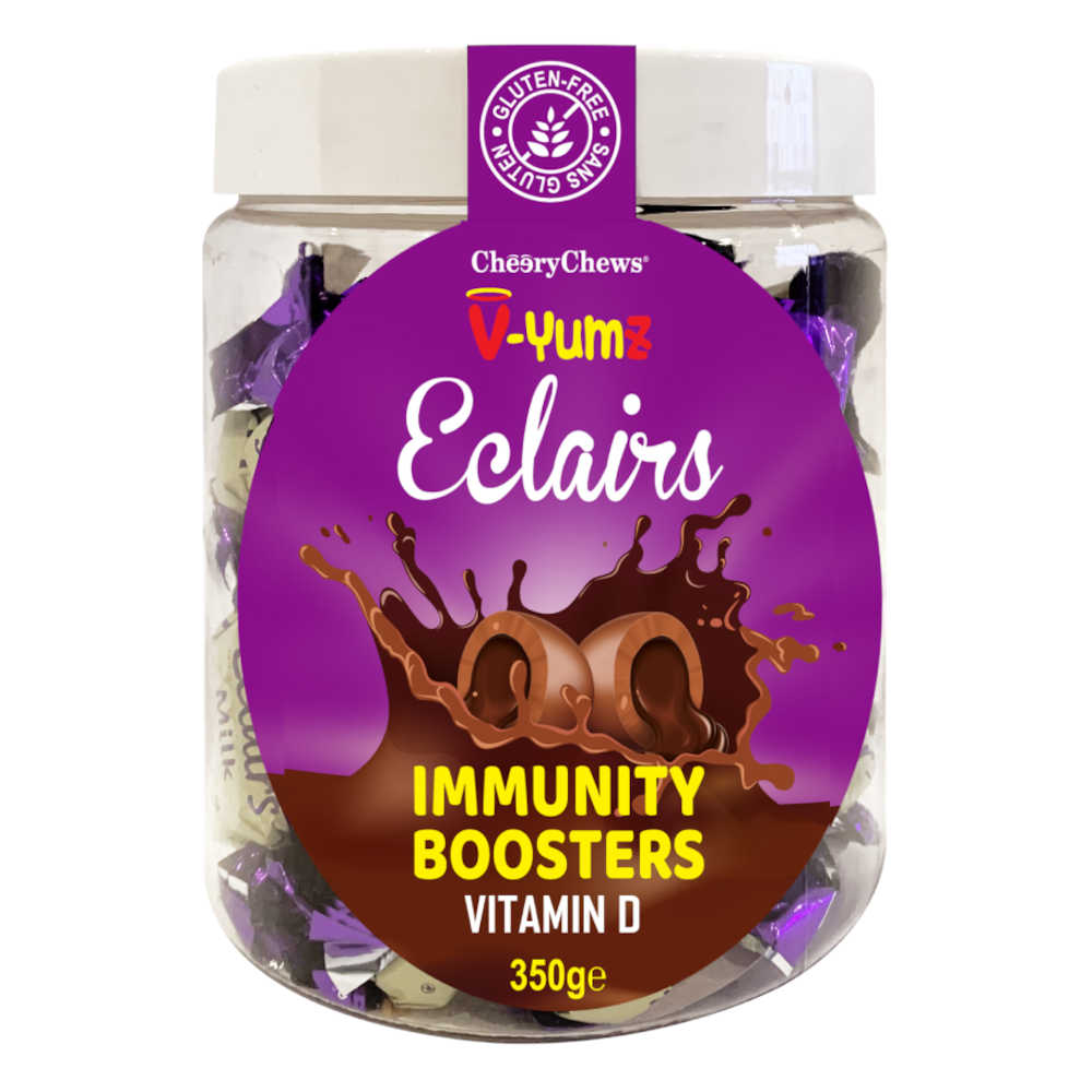 Vitamin D Immunity Booster - V-Yumz Eclairs - 350 g - by Cheery Chews